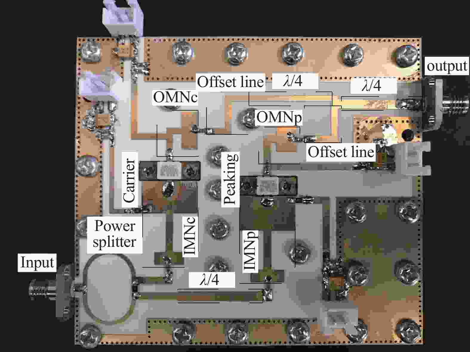 A broadband highefficiency Doherty power amplifier using symmetrical