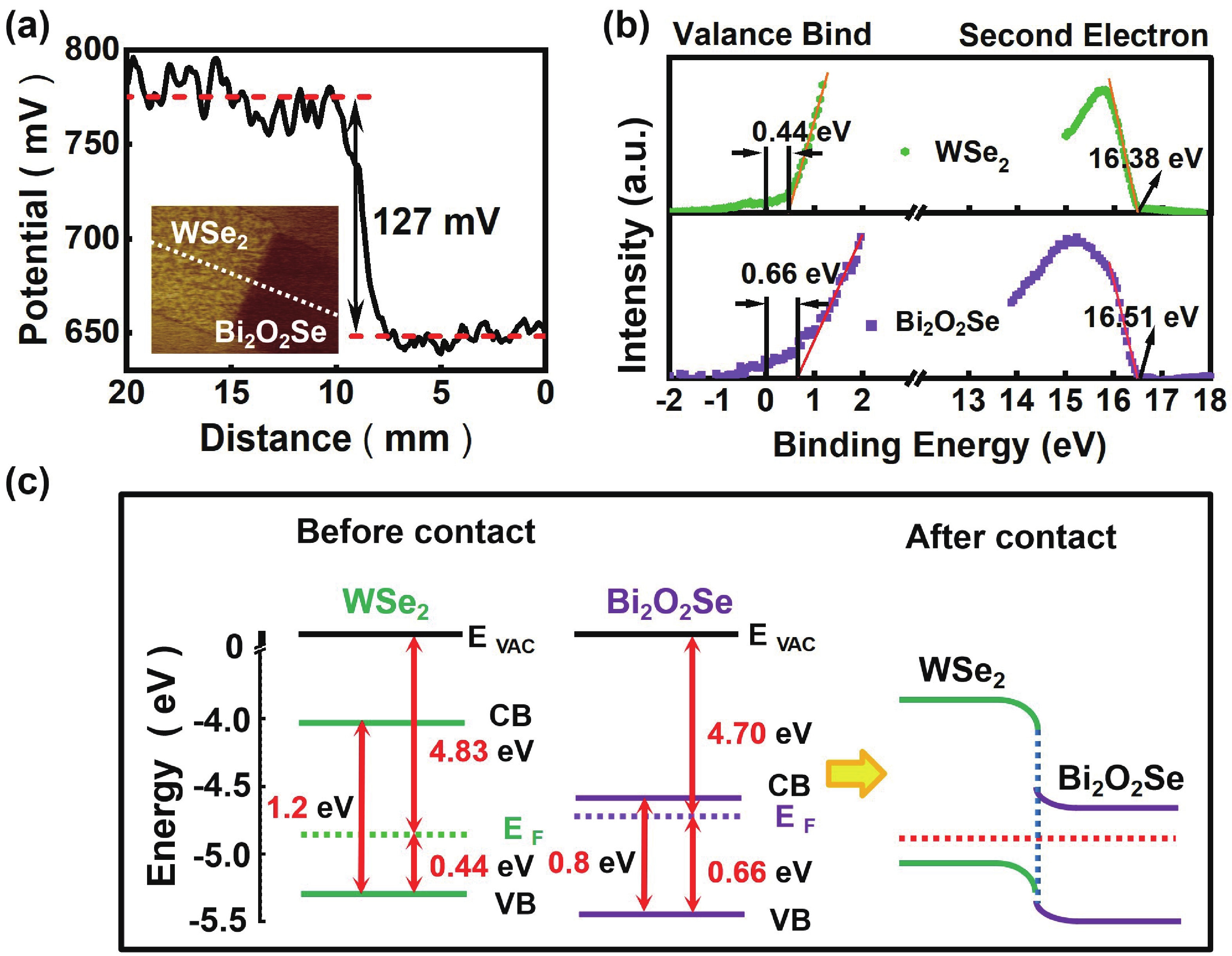 Bidirectional rectifier with gate voltage control based on Bi 2 O 2 Se ...